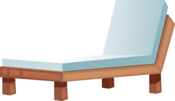 the wooden lounger png