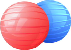 two fitness balls png