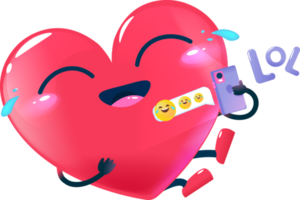 hjärta LOL emoji png