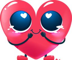 coração amor emoji png