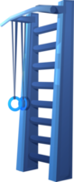 mur suédois bleu png