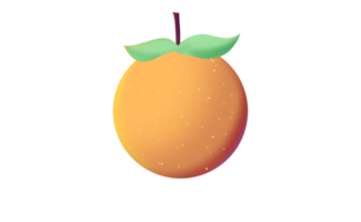 ilustración de fruta naranja png