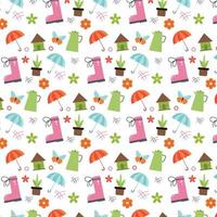 Seamless Fabric Pattern design vector