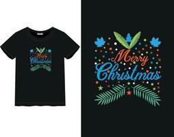 Merry Christmas Day t-shirt vector