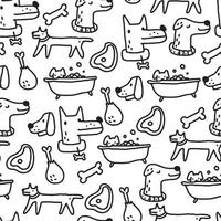 Dog Wash Pattern vector