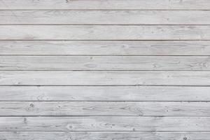 white wooden planks board - flat full-frame background and texture photo