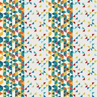 Retro polygonal seamless pattern vector