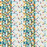 Retro polygonal seamless pattern vector