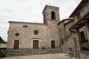 ancient village of Macerino in the Umbrian mountains photo