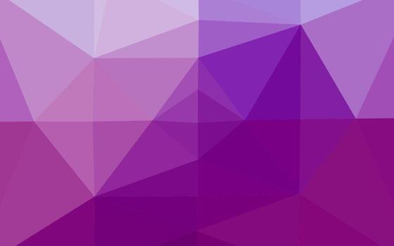 Light Purple vector shining triangular pattern.