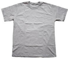 plain t-shirt for mockups template with full front view in isolated background png