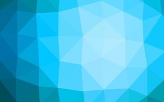 Light BLUE vector triangle mosaic template.