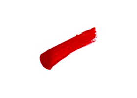 röd akryl måla stroke för design element. konstnärlig borsta stroke för prydnad och lägre tredjedelar isolerat bakgrund png