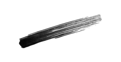 svart akryl måla stroke för design element. konstnärlig borsta stroke för prydnad och lägre tredjedelar isolerat bakgrund png