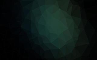 Dark Green vector abstract mosaic backdrop.