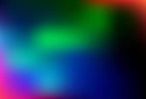 Dark Multicolor, Rainbow vector glossy bokeh pattern.