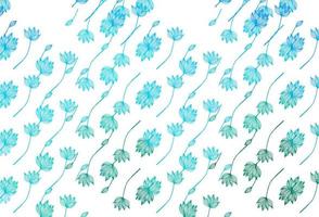 Light Blue, Green vector doodle pattern.