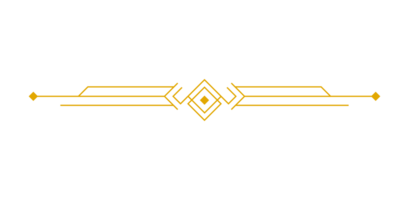 trazo de contorno art deco en color dorado para un estilo elegante y lujoso. elemento de diseño de arte de línea vintage premium png