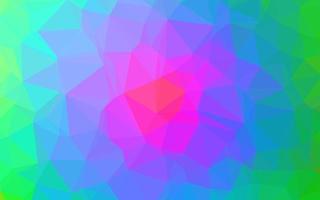 Light Multicolor, Rainbow vector abstract mosaic backdrop.