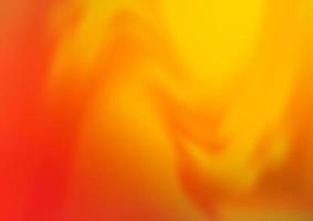 Light Yellow, Orange vector abstract blurred background.