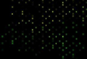 Dark Green vector pattern in square, circular style.