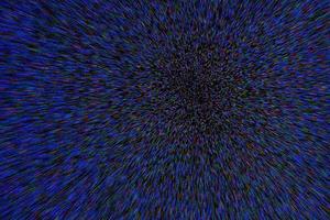 natural lens zoom explosion radial blurred red green blue dots on black background photo