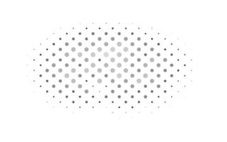 Light Silver, Gray vector backdrop with dots.