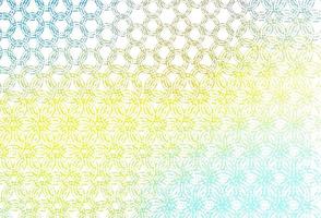 Light blue, yellow vector texture with disks.