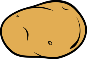 ícone de cor de batata png