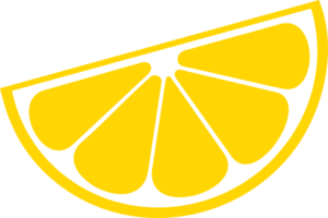 Limone fetta colore png