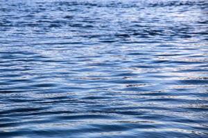 abstract water surface closeup with small plain ripples and selective focus photo