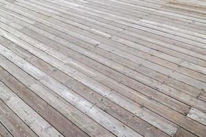 empty dry flat gray wooden deck background with perspective photo