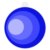 Blue Christmas Balls Decorations png