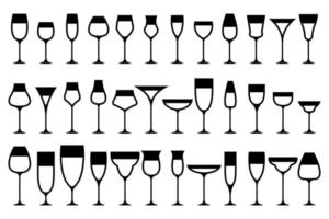 Drink glass vector design illustration isolated on white background