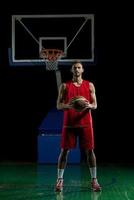 Basketball player portrait photo