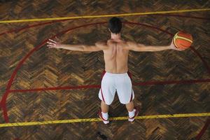 vista del juego de baloncesto foto