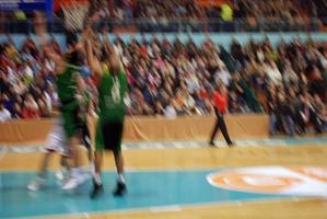 vista del juego de baloncesto foto