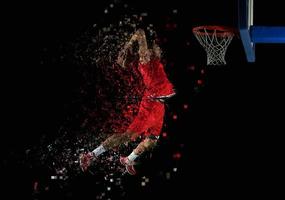 basketball player in action photo