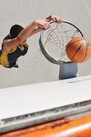 Street basketball view photo