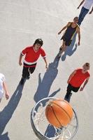 vista del juego de baloncesto foto