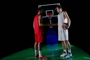 retrato de jugador de baloncesto foto