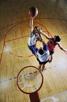 vista del juego de baloncesto foto