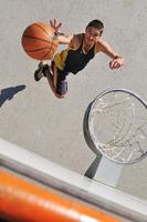 Street basketball view photo