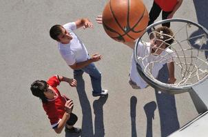 street basketball view photo