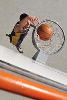 Street basketball view photo