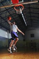 basket ball game player at sport hall photo