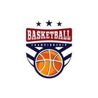 Basketball logo vector illustration