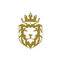 King lion vector illustration