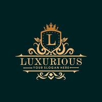 Premium luxurious vector logo
