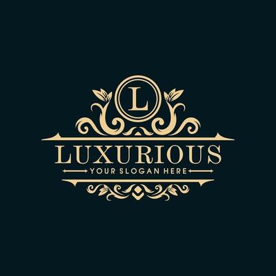 Modern luxury brand logo background 253926 Vector Art at Vecteezy